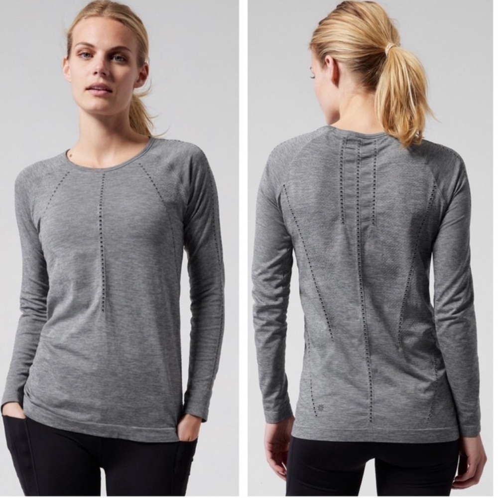 ATHLETA FOOTHILL SEAMLESS LONG SLEEVE